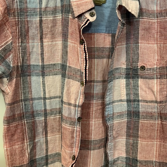 Linen blend unisex shirt - Picture 5 of 9